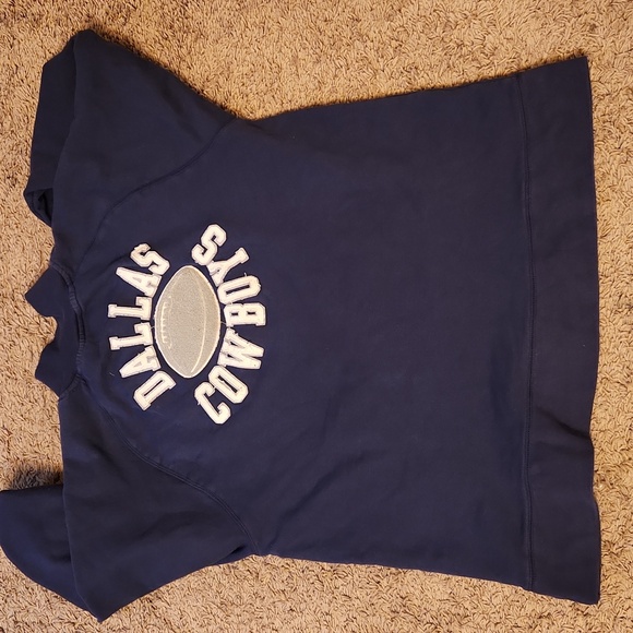 DALLAS COWBOYS Legends Collection by Vintage Apparel men's 1/4 zip sweater - Picture 4 of 6